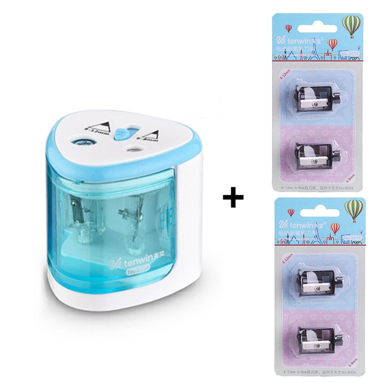 Two-hole Electric Pencil Sharpener