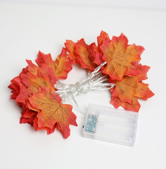 Fall Decoration Maple Leaf Pumpkin Ornament Lights