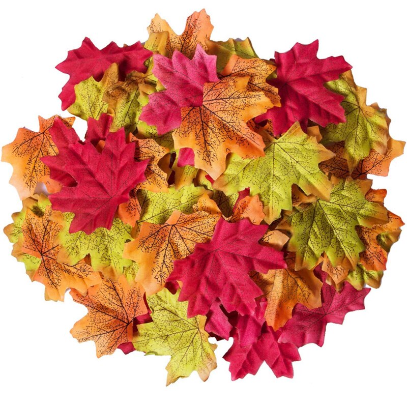 300Pcs  Maple Leaf Party Decor