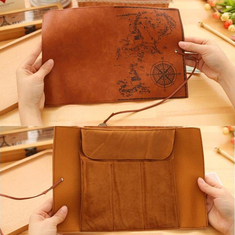 Retro Leather Pencil bag pencil pouch case school supplies pencil case plumier scolaire pencil pouch cute stationary