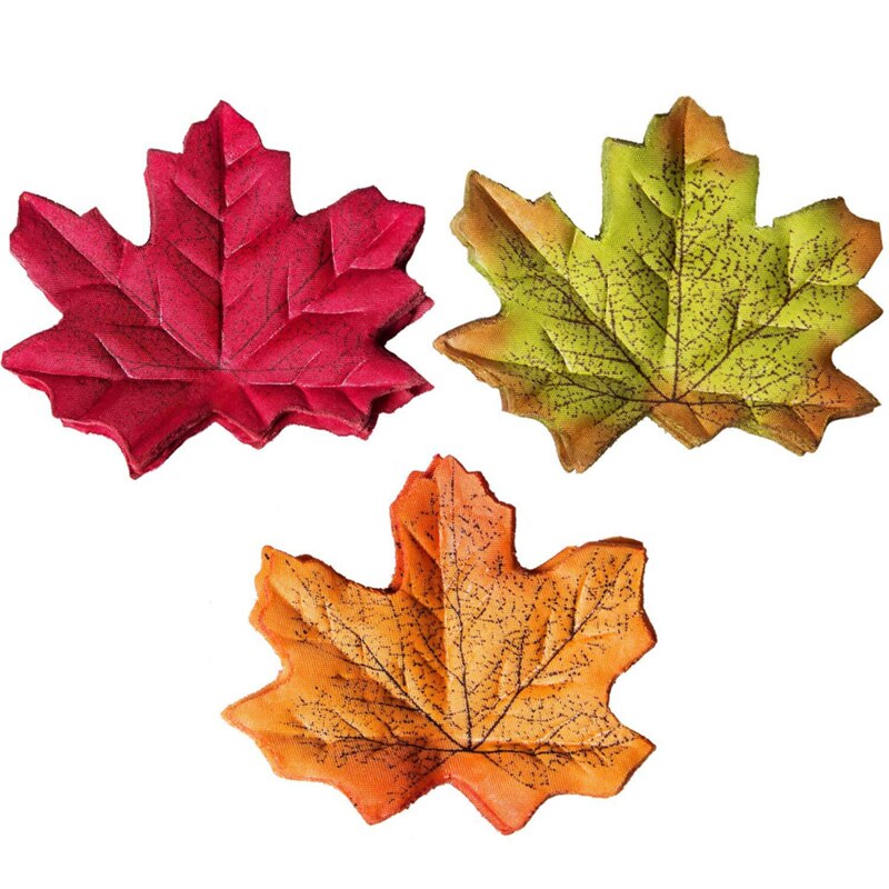 300Pcs  Maple Leaf Party Decor