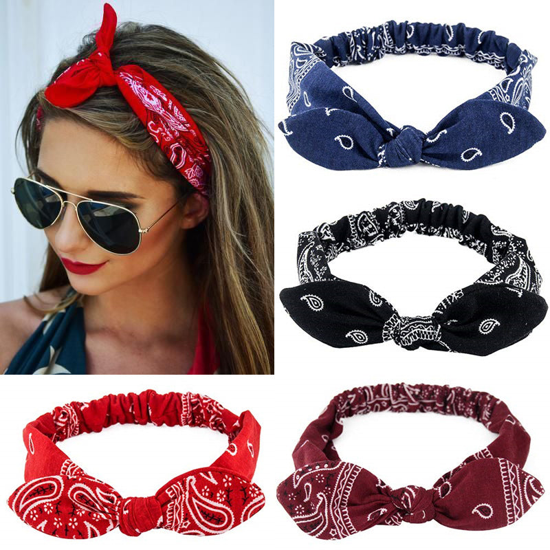 Soft Suede Bandana Headband